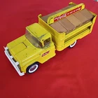 Vintage 1965 Yellow Buddy L Coca Cola truck pressed steel