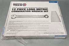 Matco Tools SMCWLM12: 12pc Long Metric Combination Wrench Set; 8mm-19mm