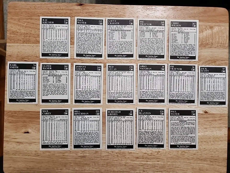 Pittsburgh Pirates Lot - 1991 Sporting News Conlon Collection - 17 Cards - 4 HOF - Image 2 of 2