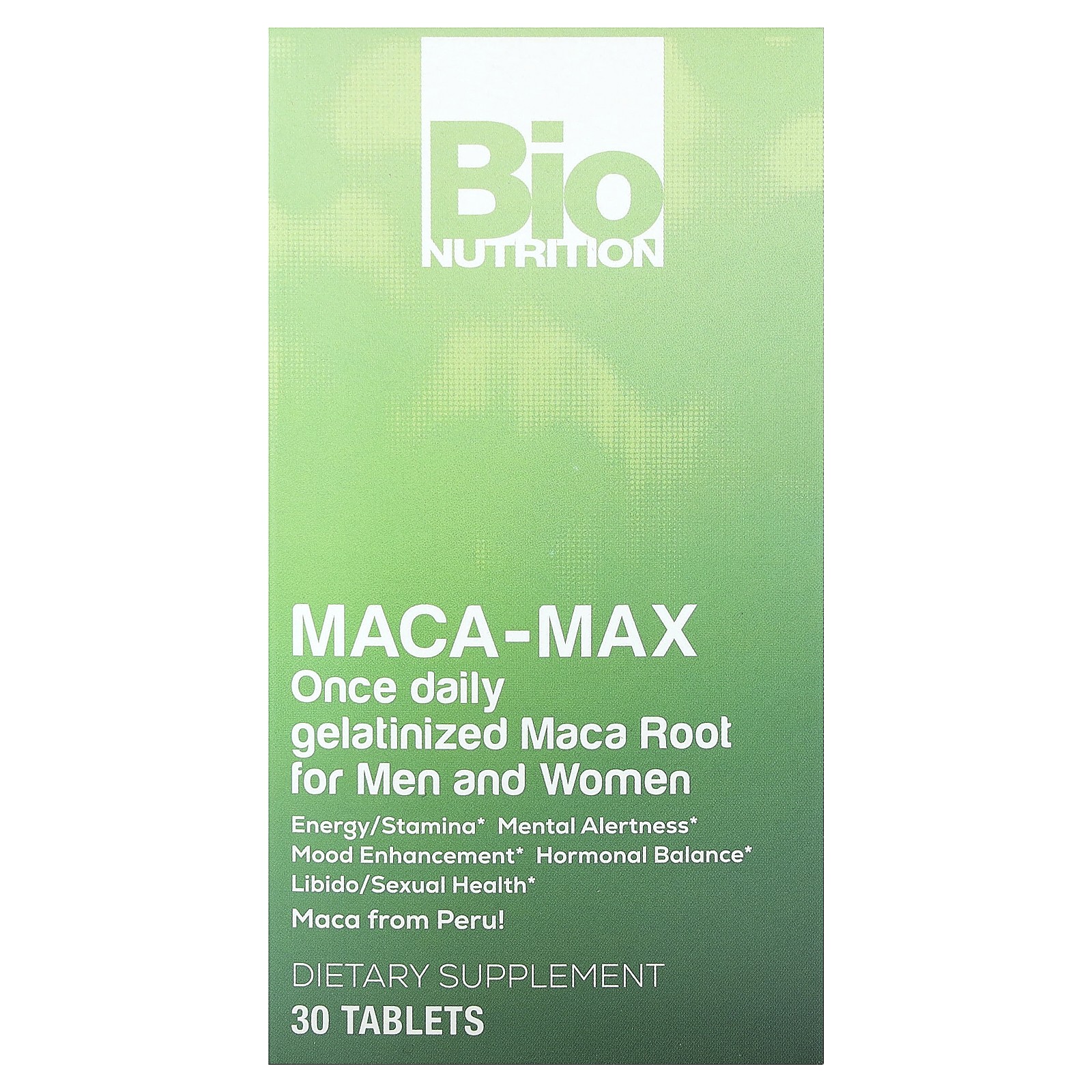 Bio Nutrition Maca Max 1 000 мг 30 таблеток без молока, без консервантов