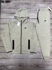 NEW Nike Sportswear Tech Fleece Full-Zip Hoodie  Joggers Set Grey Size S-XL