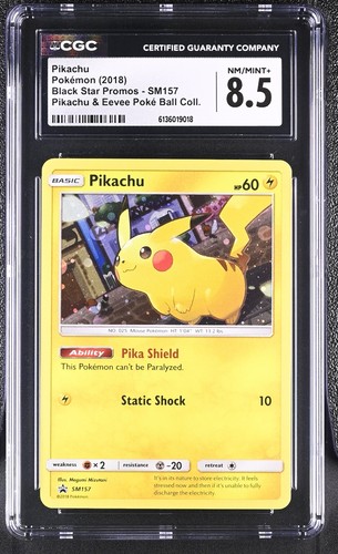 Pikachu graded CGC 8.5 for sale on eBay