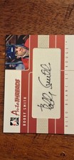 2008-09 ITG Bleu Blanc et Rouge AutoThreads BOBBY SMITH – Rouge 1/1 – Auto +...