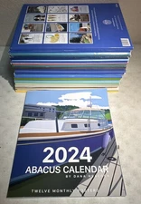 Dana Heacock ABACUS 11x17" CALENDAR POSTER SETS Years 2000-2024 (missing 2001)