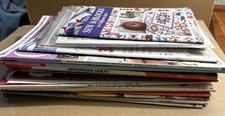 Lot of 19 Vintage Quilting Pattern Project Books/Magazines/Booklets