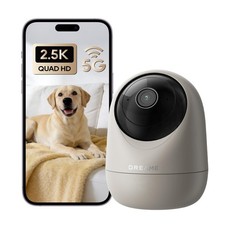 2.5K 4MP Pet Dog Camera, Indoor Security Camera Wireless, Dual-Band 5G/2.4G W...