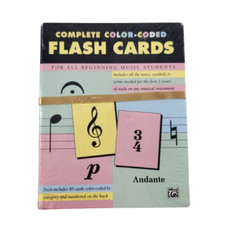 Complete Color Coded Flash Cards For All Beginning Music Students