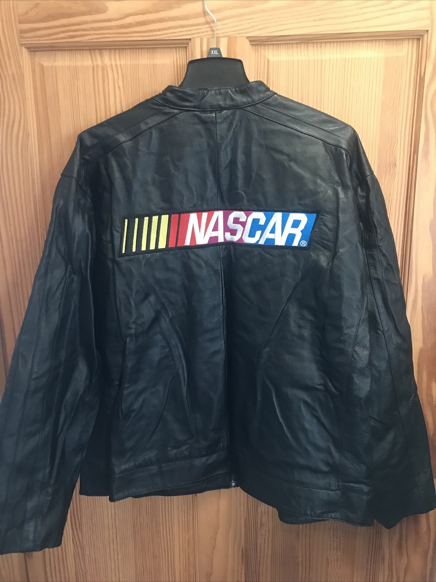 NASCAR SOFT Leather Jacket, Men's XXL (NJ-55) | eBay