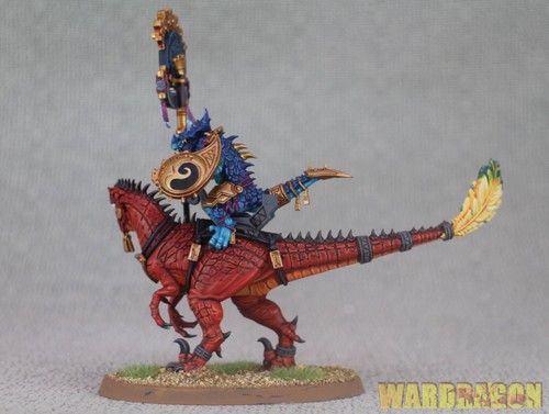 Warhammer AOS WDS painted Seraphon Aggradon Lancers b29 - Picture 6 of 11
