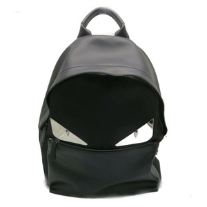 Auth Fendi Monster Bag Bugs Eye Backpack Black Nylon ...