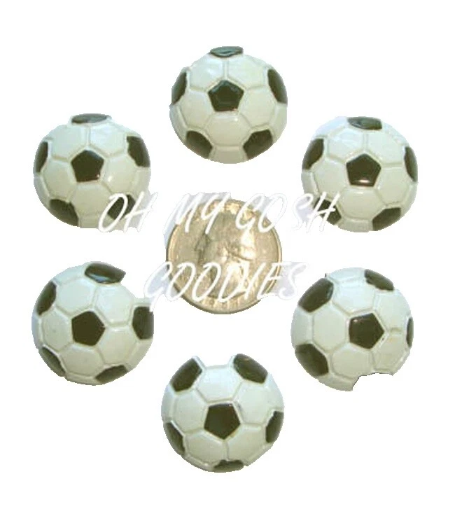 Resin Sports Cardmaking & Scrapbooking Buttons
