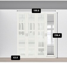 white ikea wardrobe