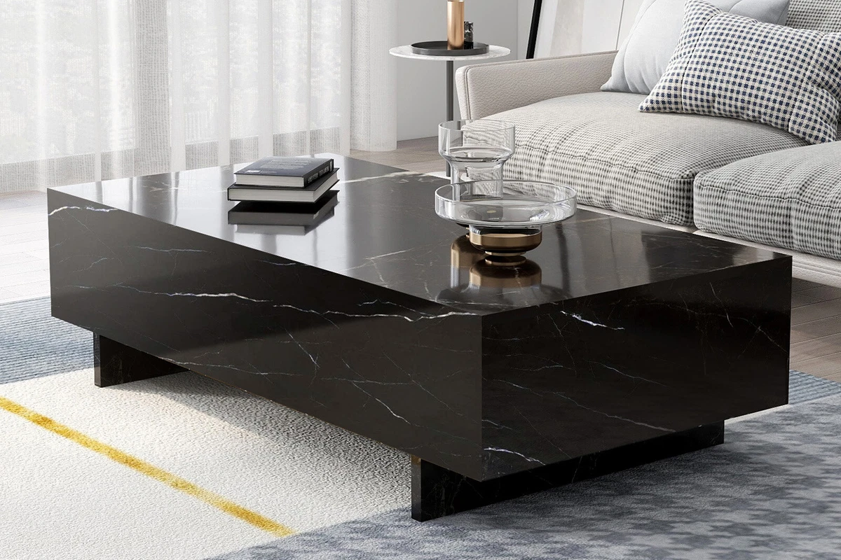 Black gloss coffee table ebay deals