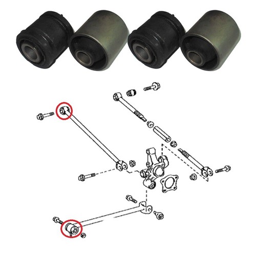 Braccio Di Controllo Posteriore Superiore Regolabile Kit For Jeep Wrangler TJ - Foto 13