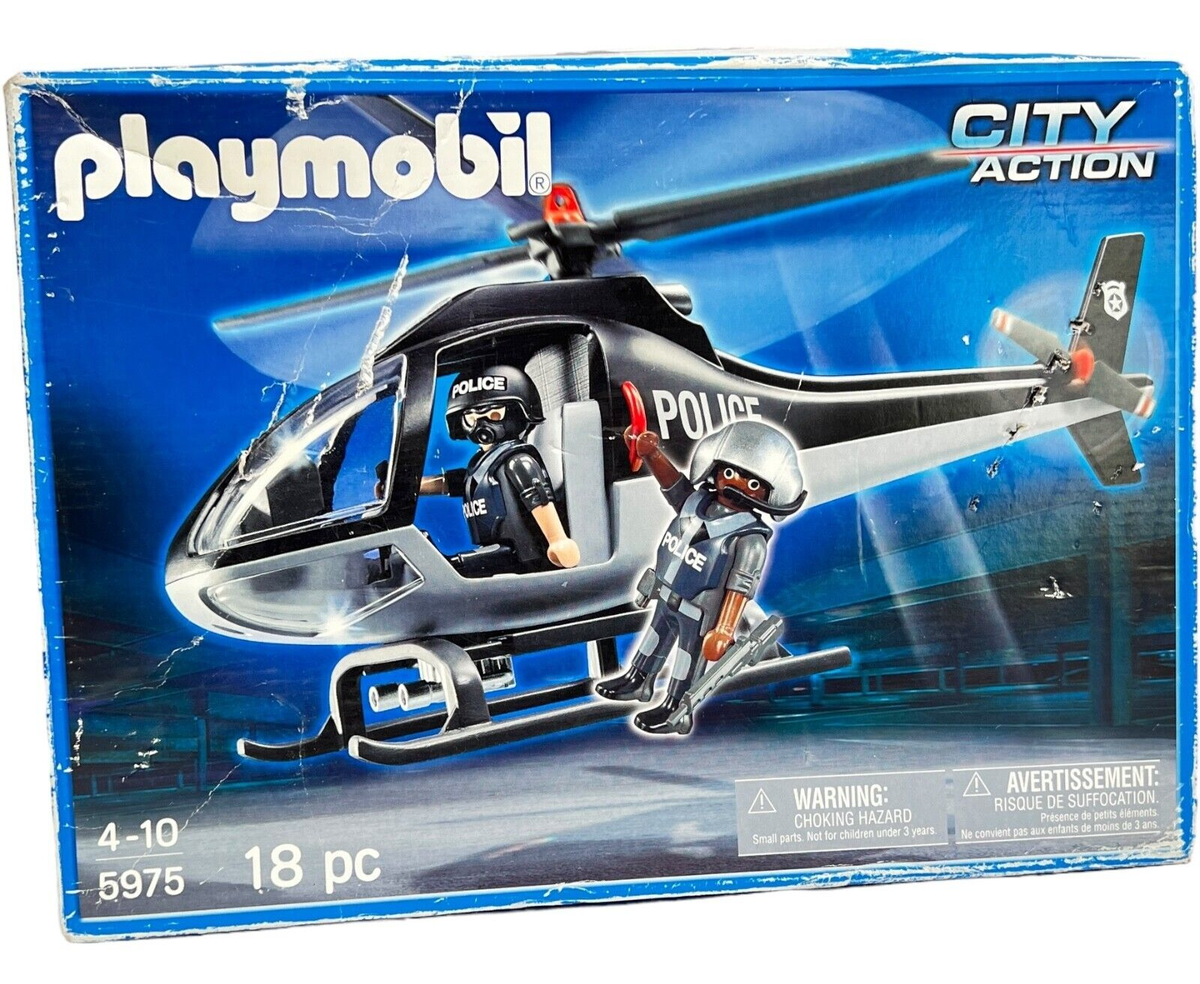 Playmobil Tactical Unit Playmobil City Action Police Helicopter