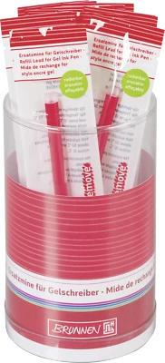 verschiedene Ersatzminen für Brunnen Gelschreiber radierbar Color Code Remove