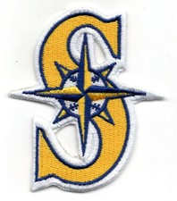 Seattle Mariners 3" S Iron /Sew On Embroidered Patch~ Free Tracking!