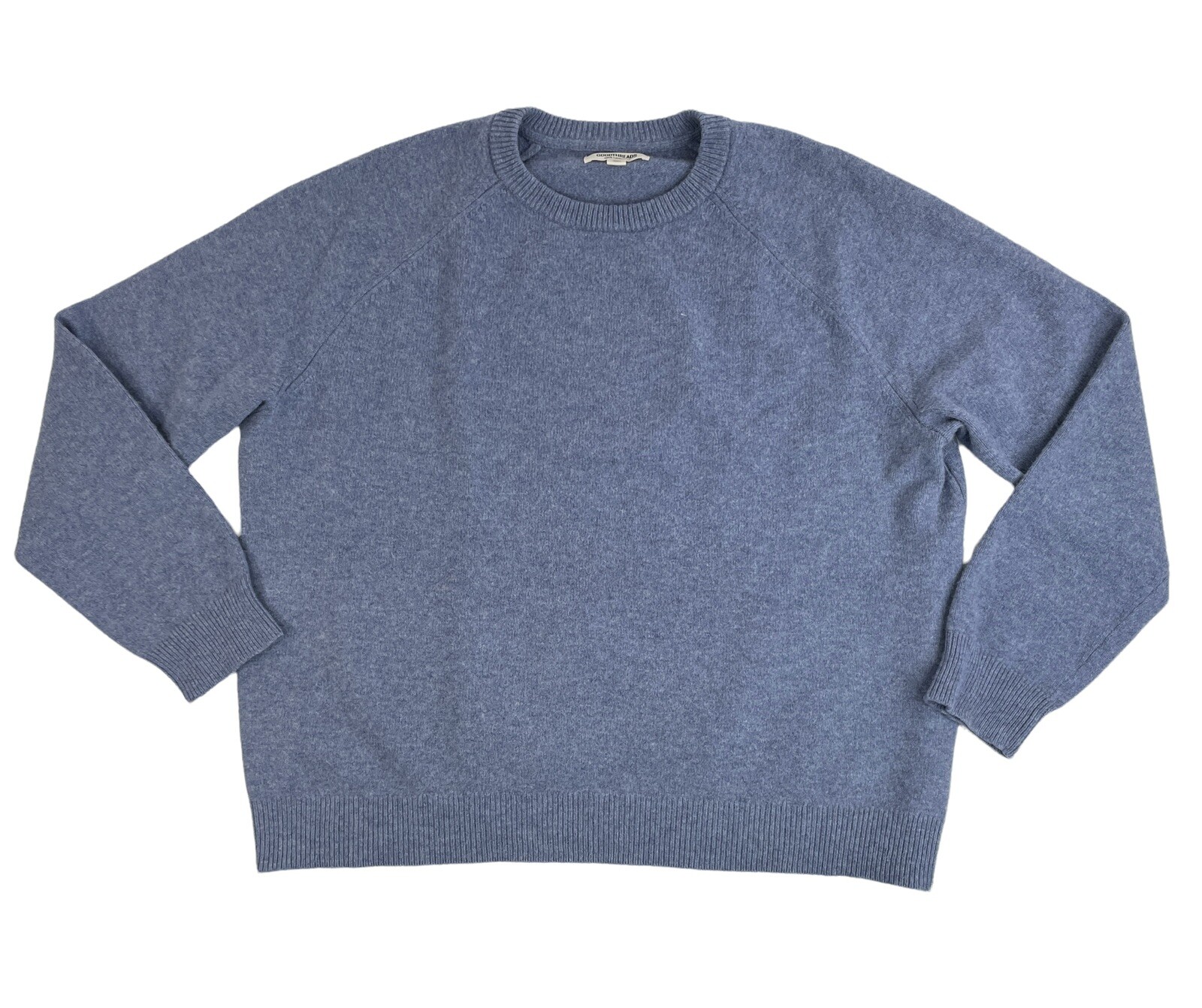 Goodthreads Blue 100% Lambswool Pullover Crew Nec… - image 1