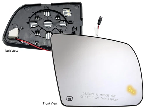 For Toyota 2018-22 Sequoia 2014-21 Tundra Mirror Glass W/Heat BSD Passenger Side