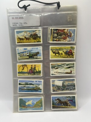 Brooke Bond - Transport Through The Ages (1962) - Full set of 50