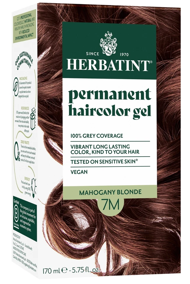 Herbatint 7M Mahogany Blonde Ammonia Free Hair Colour 170ml