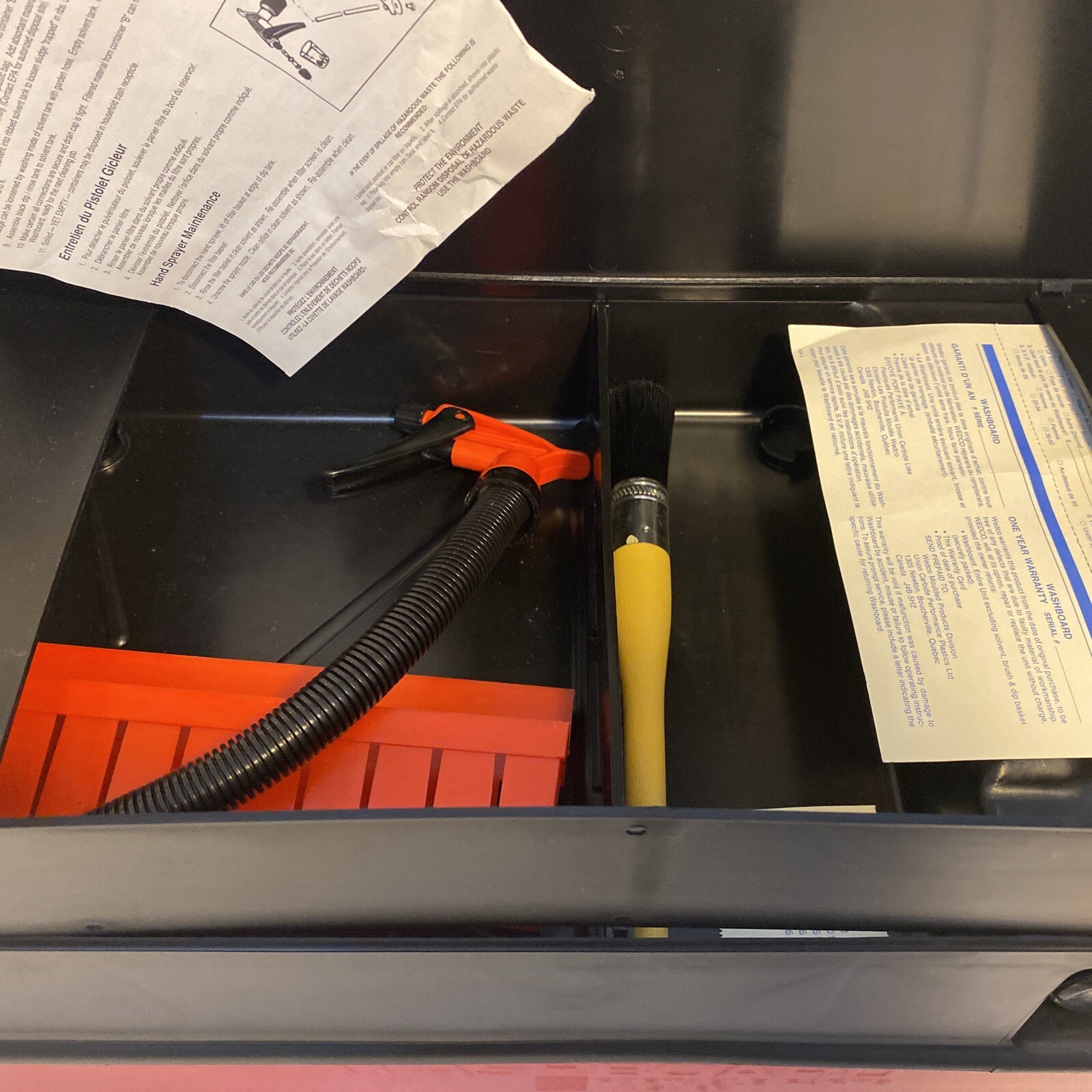 THE WASHBOARD Portable AUTO parts washer NEED NO ELECTRICITY RARE