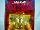 K24i00163 RAM MAN MOC MINT ON SEALED CARD HE-MAN 1983 MOTU VINTAGE FIGURE MATTEL