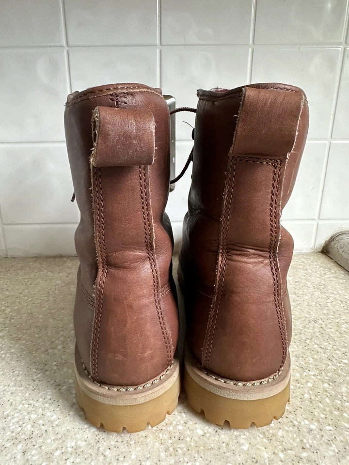 L.L. Bean 70-х кожи водонепроницаемый Gore-Tex водонепроницаемый плюс ботинки Sz 7,5-8 женщин - Изображение 2 из 4