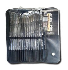 Nicpro Artist Quality Various Sizes and Shapes Paint Brushes XVI Set