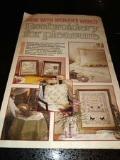 Damen Wochenstickerei zum Vergn&uuml;gen Vintage Artikel