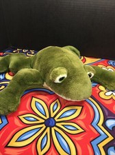 VGUC-VINTAGE-14” 1991 Ty Freddie Frog Croaker Rattle Plush Green
