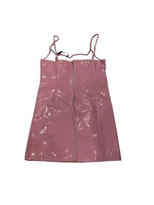 pink pu bodycon dress PrettyLittleThing Baby Size 10 Baby pink thin straps and a Size:AU 14 | US 10 Chunky Blue Cheese Dressing PromotionName: Final Holiday Wrap Up
