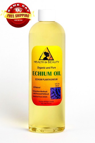 ECHIUM SEED OIL ORGANIC REFINED COLD PRESSED PREMIUM FRESH PURE PRIME 12 OZ - Picture 8 of 12