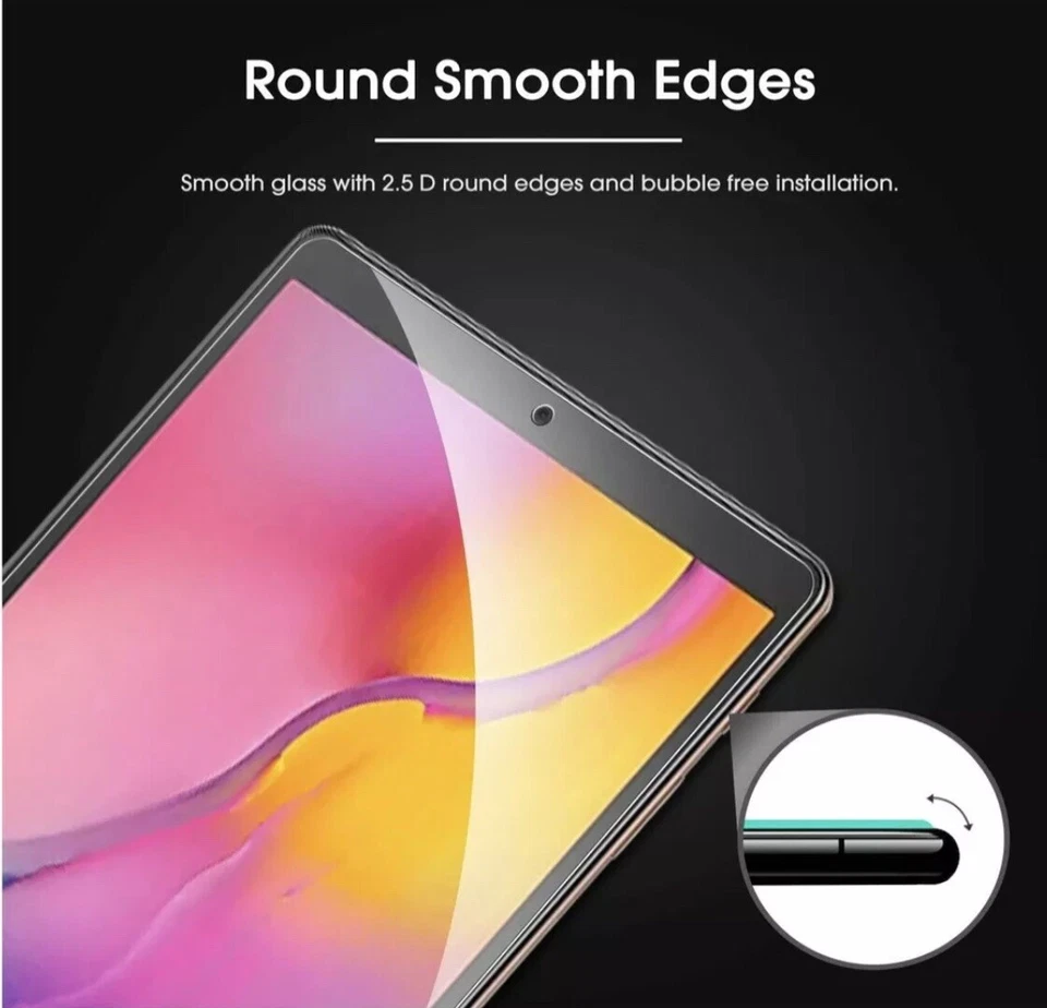 Glass Screen Pro Premium Tempered for Samsung Galaxy Tab A 10.1 3-Pack - Image 3 of 4