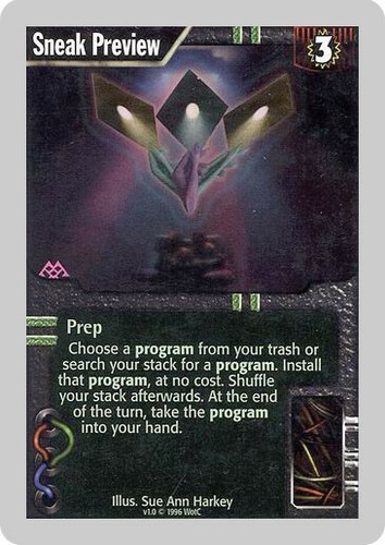Netrunner CCG: Base (Runner Raro Singles) v1.0 Original 1996 WOTC - Imagen 48 de 56