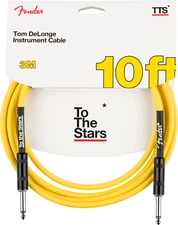 Fender Tom DeLonge 10' To The Stars Instrument Cable, Graffiti Yellow,0990810263