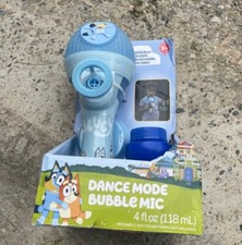 BLUEY Dance Mode Bubble Machine and Toy Microphone Bluey Toy for Baby,