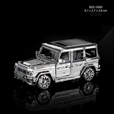 ZOYKI Mercedes G Klasse - 3D Laser Metall Puzzle, Konstruktionsspielzeug, Bausatz