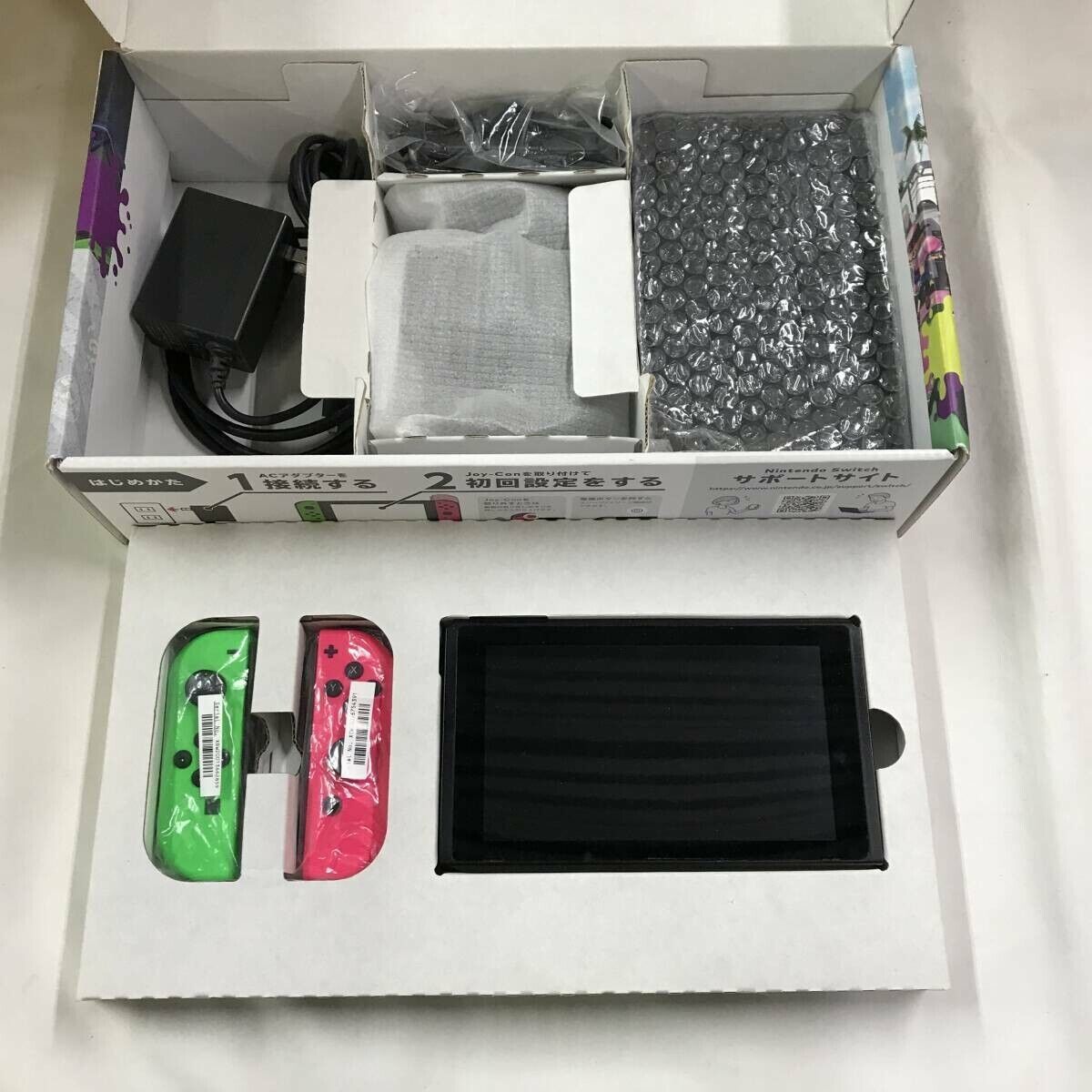 Nintendo Switch Console System Splatoon 2 Neon Pink/Neon Nintendo Switch Console System Splatoon 2 Neon Pink/Neon