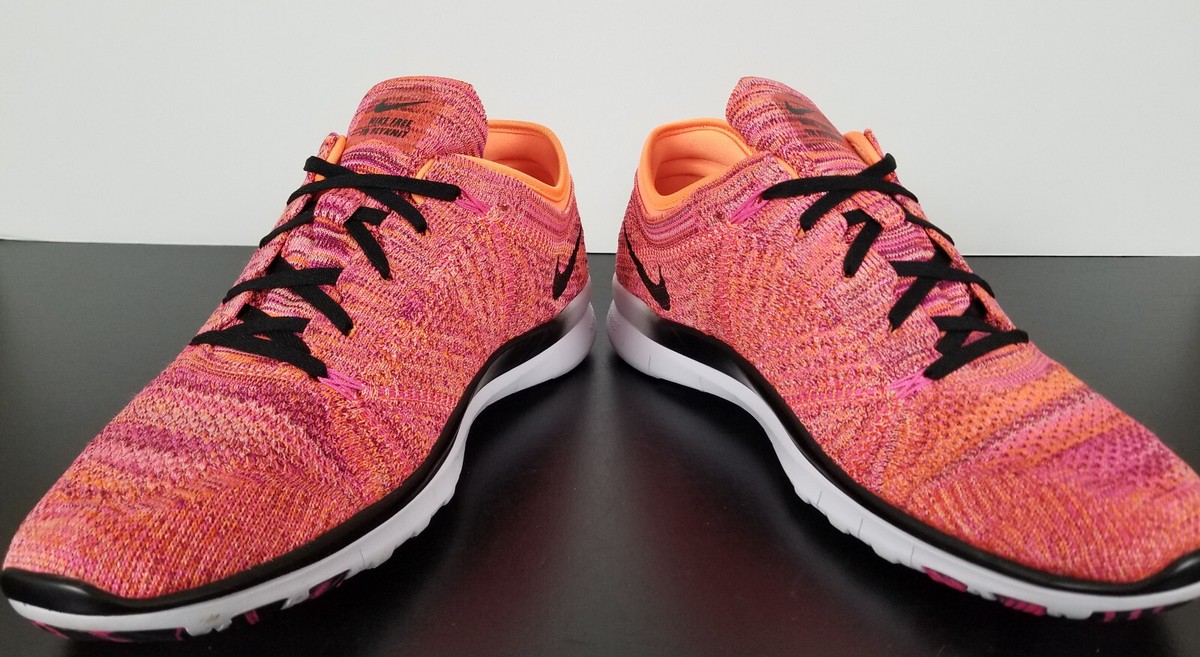 nike free flyknit nsw womens orange