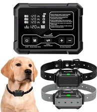 Real Time Distance Monitoring Wireless Dog Fence for 2 Dogs