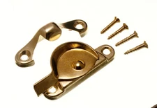 24 X Window Fitch Fasteners Catch Security Latch Brass Plated EB Steel Onestop