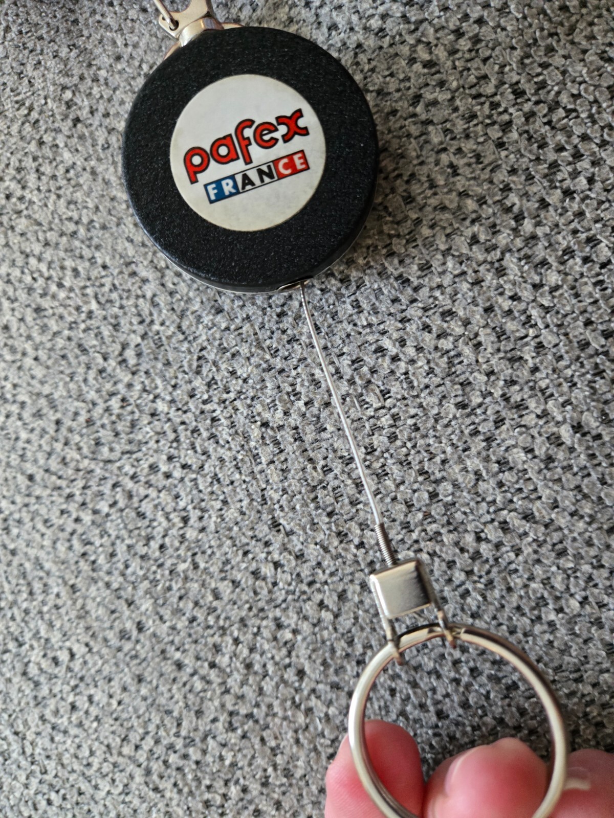 Pafex France Retractable Key Chain Clip Retractable Line Clip Key Chain