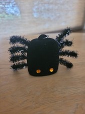 BATH BODY WORKS BLACK SPIDER HALLOWEEN POCKET BAC HOLDER NWT
