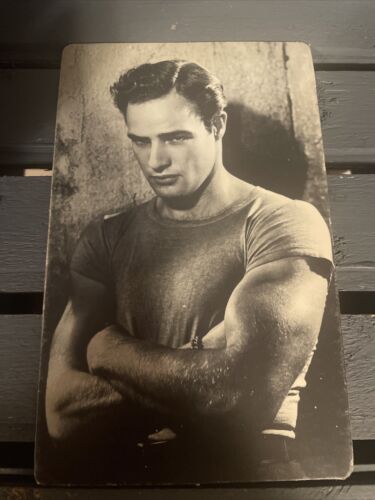 Marlon Brando Stanley Kowalski Movie Photo Postcard Streetcar Named Desire 1951 - Picture 1 of 2