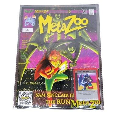 MetaZoo: Cryptid Nation Novel Comic Chapter #2 2nd Print Sealed Pristine + CARD
