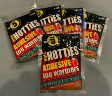 Little Hotties Adhesive Toe Warmers 5 Pair (Exp. 12/31/2014) BRAND NEW in Pack!