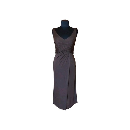 ESCADA Couture Strapless Sequin Embroidered Pink Long Gown Dress US 4 6 /  DE 36 | eBay