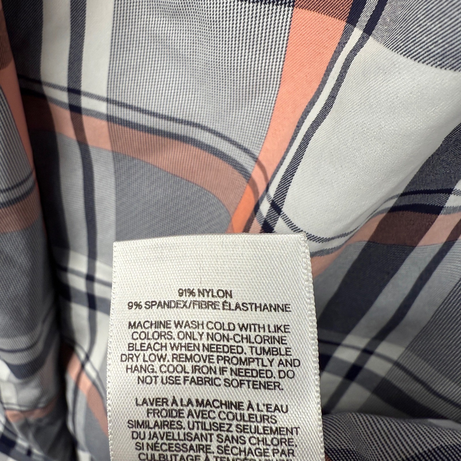 Express Performance Extra Slim Fit Plaid Shirt Me… - image 6