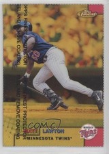 1999 Topps Finest Gold Refractor 21/100 Matt Lawton #44 7xr